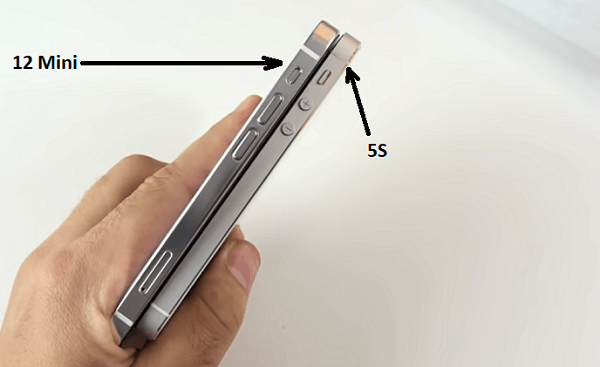 iPhone 12 mini ThicknessCompare