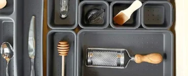 8 Pieces Cutlery Tray for Kitchen Drawers - Interlocking Drawer Desk Organizer - Plastic Divider Trays. Deal Price: ₹289. Buy Here: