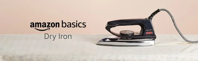 amazon basics 750 Watt Dry Iron @ 361.