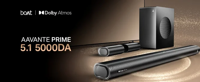 boAt 500W Bluetooth Soundbar System @ 11999 + Bank Offer