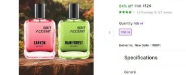 BRIT ACCENT Perfume Combo (50ml x 2) @ ₹124