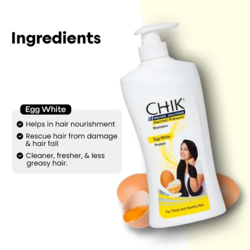CHIK Egg White Protein Shampoo, 650ml @ 201.