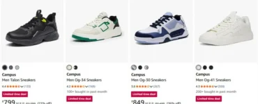 GRAB : Flat 70-76% Off On Campus Shoes.