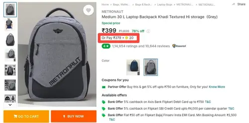 metronaut laptop bag at 379 sc