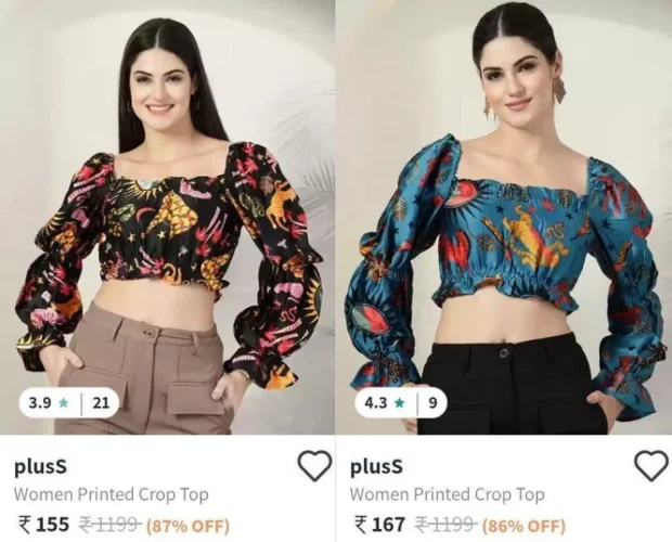 Myntra : 89% Off On Pluss Women Clothing.