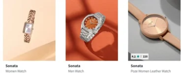 Myntra | Sonata watches at Min 50% Off