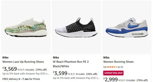 new stock min 70 off on nike shoes