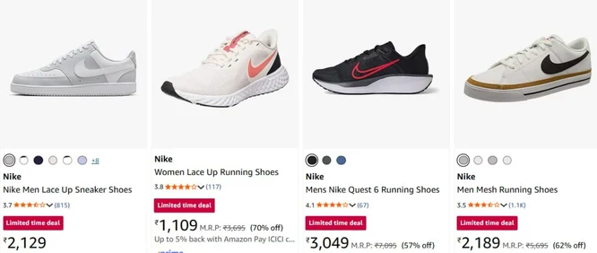 [ New Stock ] Upto 70% Off On Nike Shoes.