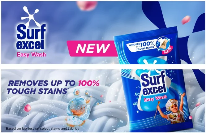 Surf Excel Detergent Powder, 7 Kg @680.