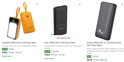 top selling powerbanks starts 566