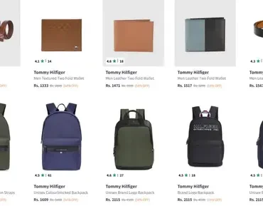 upto 55 off on tommy hilfiger accessories extra 20 off