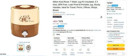 upto 71 off on milton products