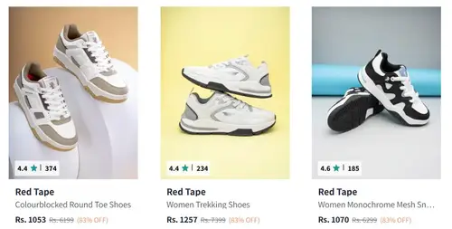 upto 83 off on redtape shoes