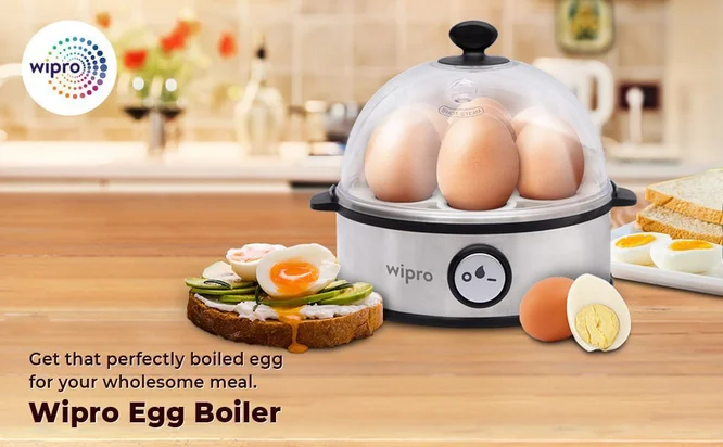 Wipro Vesta Electric Egg Boiler, 360 Watts @999