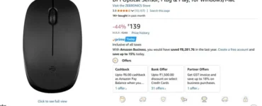 Zebronics Zeb-Power Wired USB Mouse @139