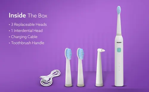 agaro cosmic lite sonic electric toothbrush for adults 732