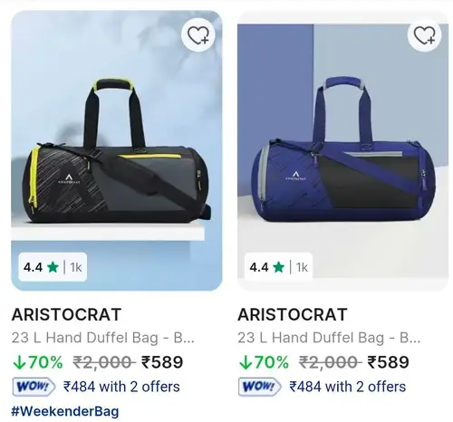 aristocrat duffel bags 589