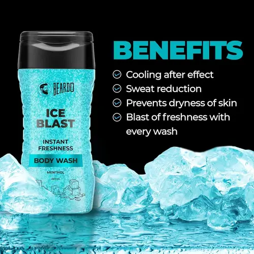 beardo ice blast body wash for men 200ml 149