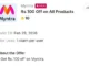 flipkart x myntra 100 free shopping