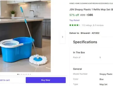 floor cleaning mop set 386