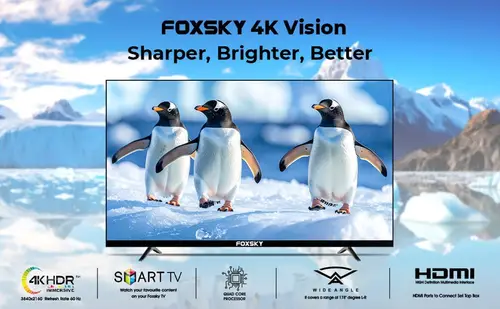 foxsky 50 inches4k uhd qled smart tv 22999