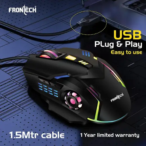 frontech wired gaming mouse 329
