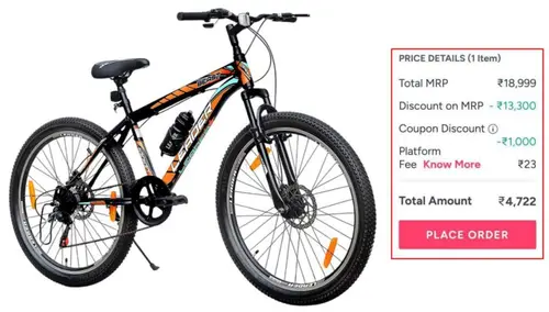 gear cycle dual disc suspension 4722