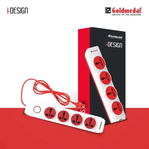 goldmedal 4 socket extension board 349