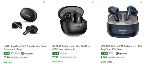 hoppup airdoze earbuds at 599