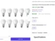 led bulb 10 w pack of 10 193
