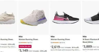 loot upto 81 off on nike shoes