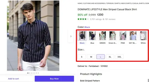 men striped casual shirt 200