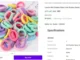 pack of 100 hair rubber bands 63