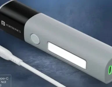 Portronics Eco Glow 2 Tactical Rechargeable Flashlight 2 portronics eco glow 2 tactical rechargeable flashlight