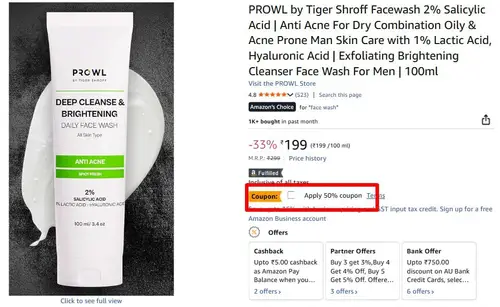 prowl by tiger shroff facewash 100ml 99