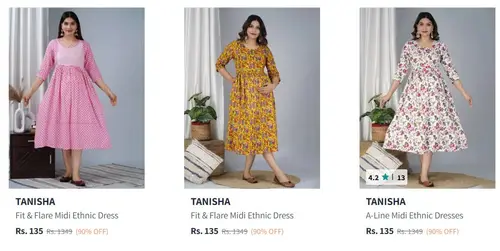 tanisha ethnic dresses 135