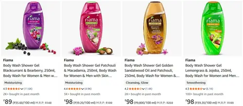 top brands body wash starts 89