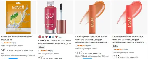 upto 70 off on beauty products