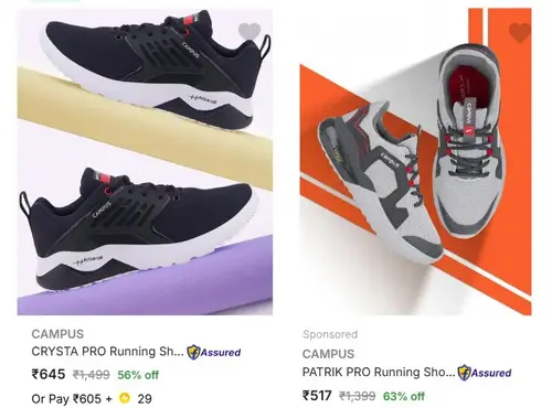 upto 75 off on campus shoe