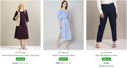 upto 80 off on uspa clothing