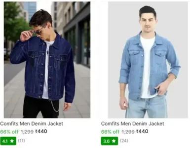 upto 90 off on mens denim jackets