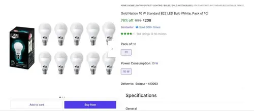 we could not locate an affiliate url to send please verify if the seller is available on the earnkaro website 2