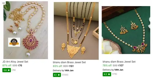 women jewel set starts 76