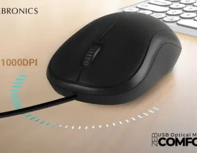 Zebronics Zeb-Comfort Wired USB Mouse @109 2 zebronics zeb comfort wired usb mouse 109