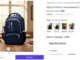 35l laptop backpack at 208