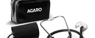 agaro sp102 aneriod type sphygmomanometer with stethoscope manual arm blood pressure monitor
