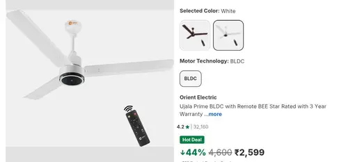 atomberg fans starts 1199