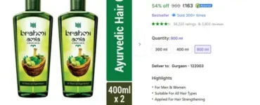 bajaj amla hair oil 800 ml 163