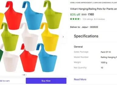 balcony plant container pack of 10 160