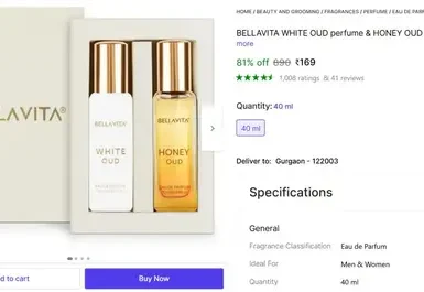 Bellavita Perfume Pack Of 2 @ ₹169 2 bellavita perfume pack of 2 169